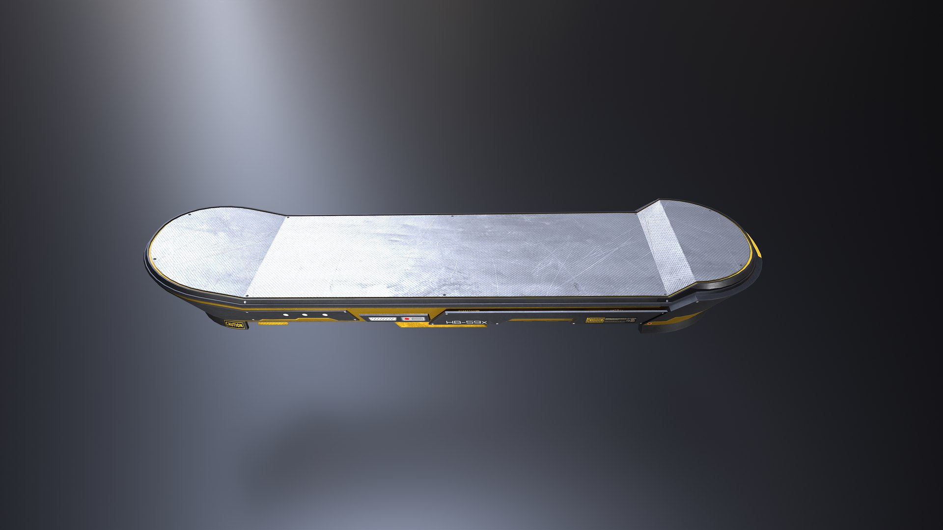 Sci-Fi Hoverboard 3D Model - TurboSquid 2014766