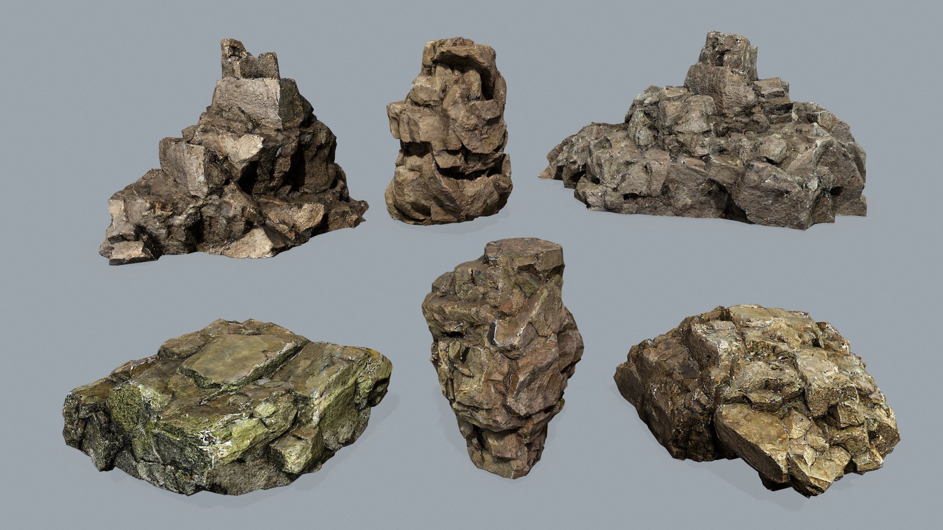 3D Model Cave Rocks - TurboSquid 2202141