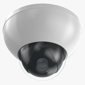 3D model dome security camera
