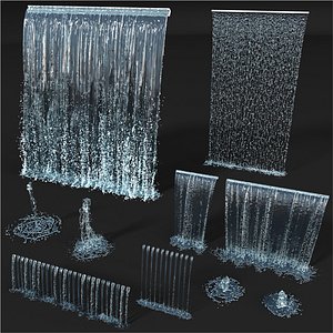 3D Water Collection 3 model