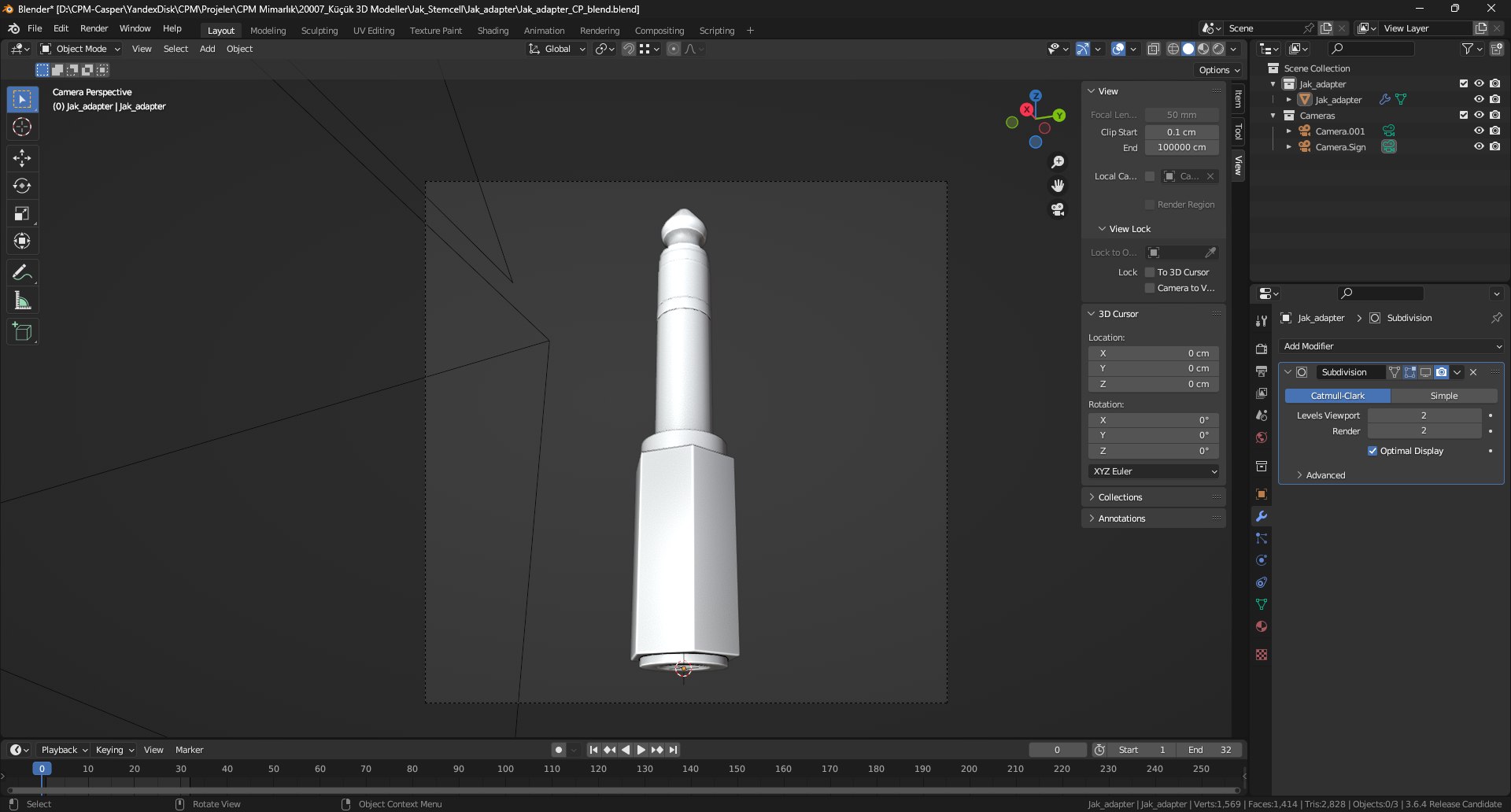3D Jak Adapter Model - TurboSquid 2133766