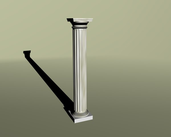 3dsmax simple classical column