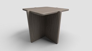 Square Table N78 3D model