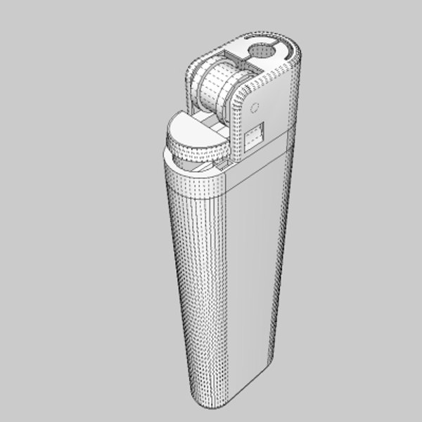 lighter ups 3d model