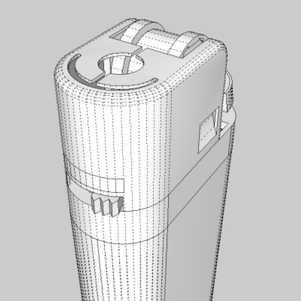 lighter ups 3d model