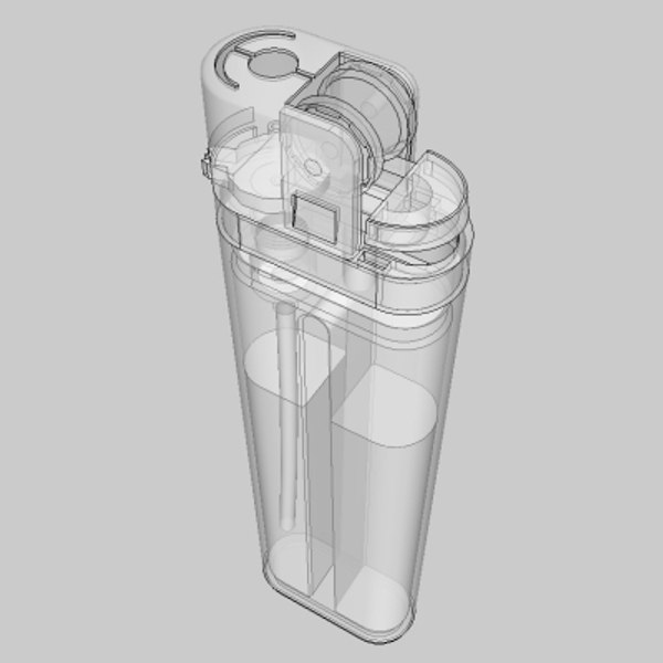 lighter ups 3d model