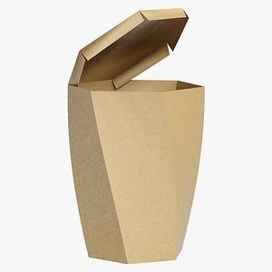 3D Carton Packing Box model