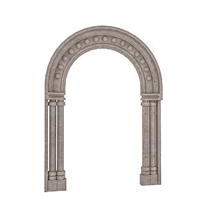 Classical building entrance 3D model - TurboSquid 1445519