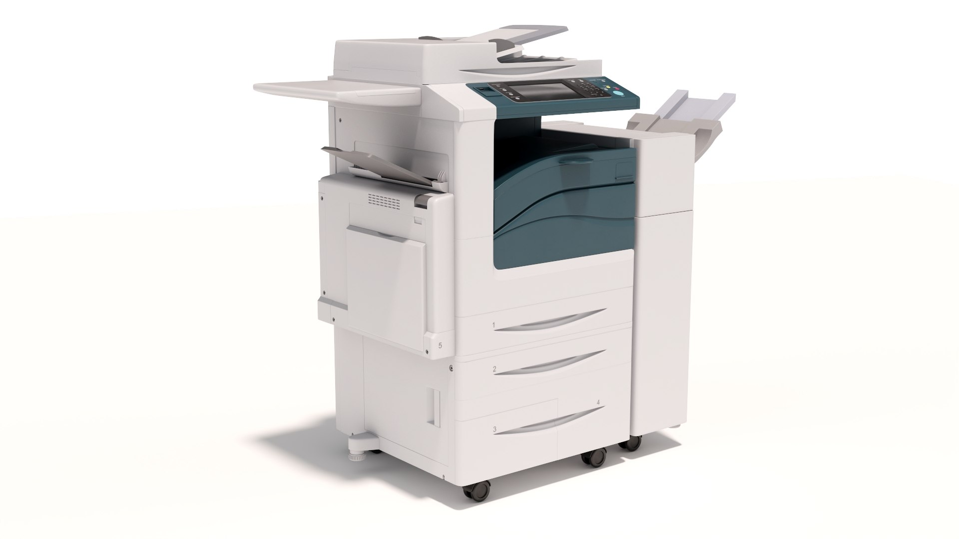 Office Multifunction Printer and Copy Machine 3D model preview