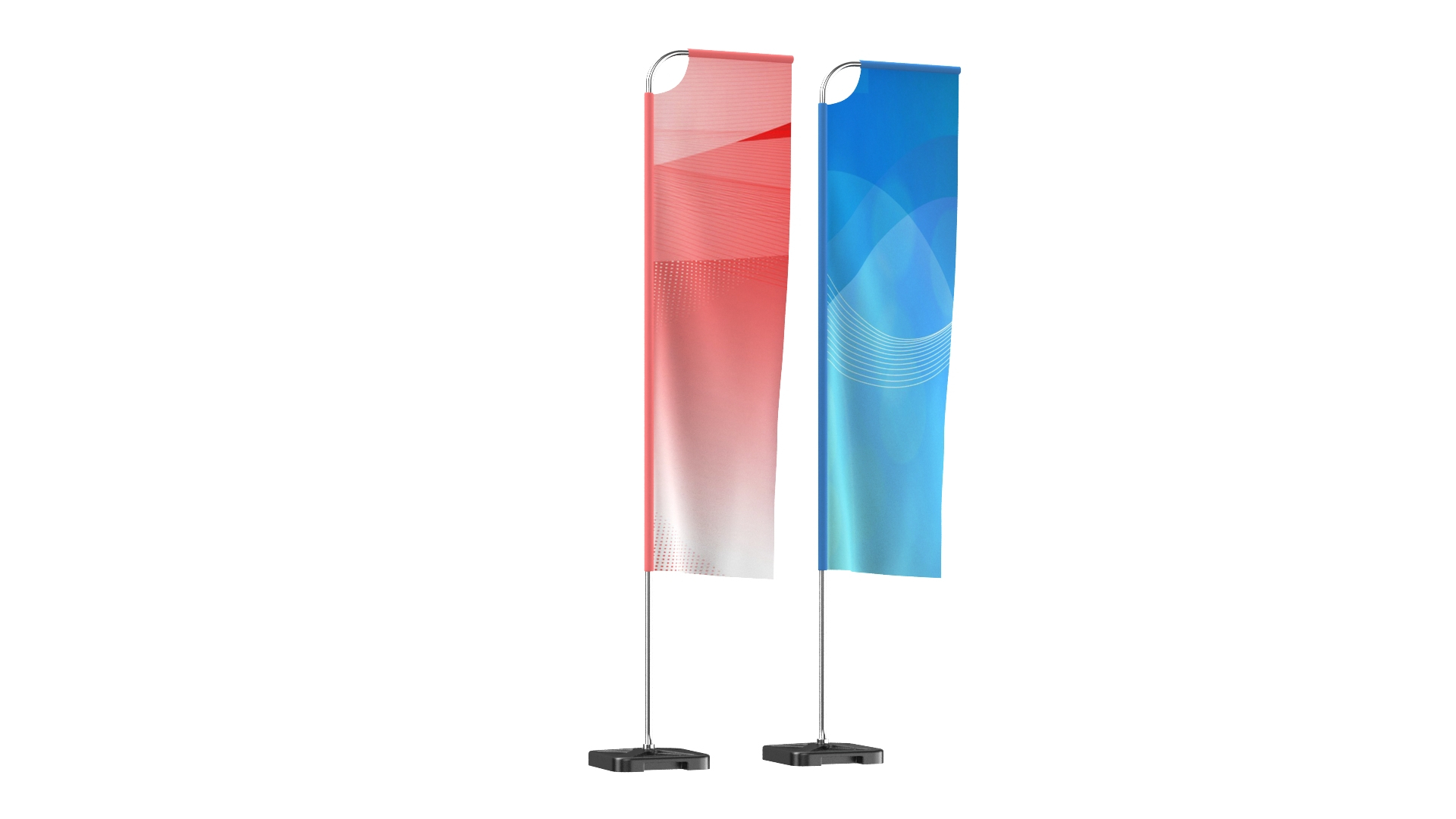 Detailed Flag Banner 02 Model - TurboSquid 2061498