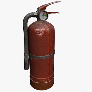 old extinguisher 3D