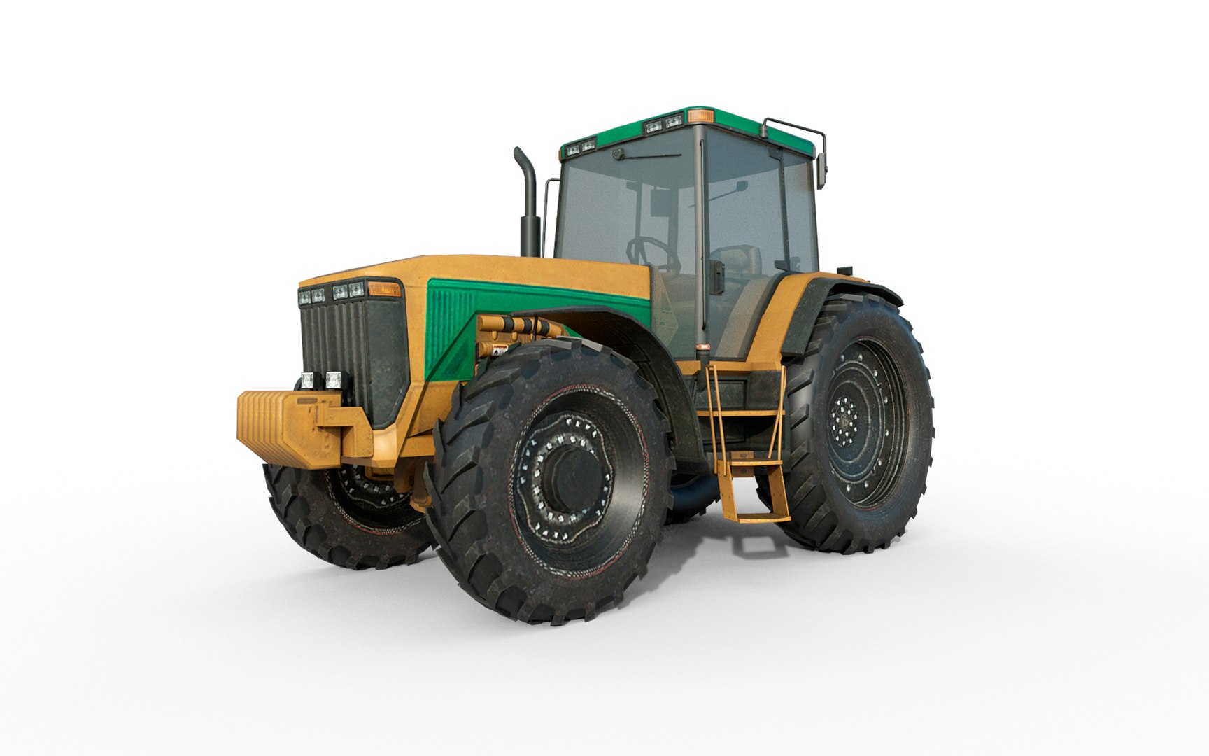 3D Tractor Model - TurboSquid 1945632