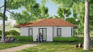 Smallhouse1f68m2 3D model