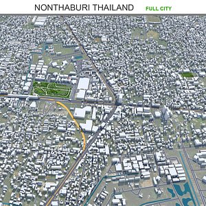 3D Nonthaburi Thailand model