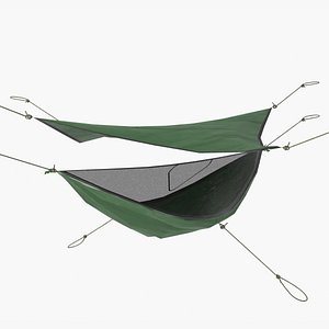 Hammock tent 3D model