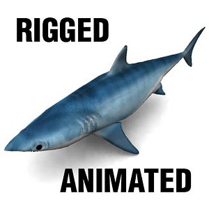 obj mako shark