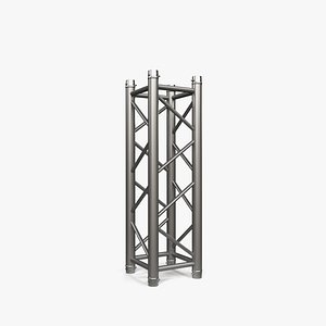 Square Truss Straight A 3D model