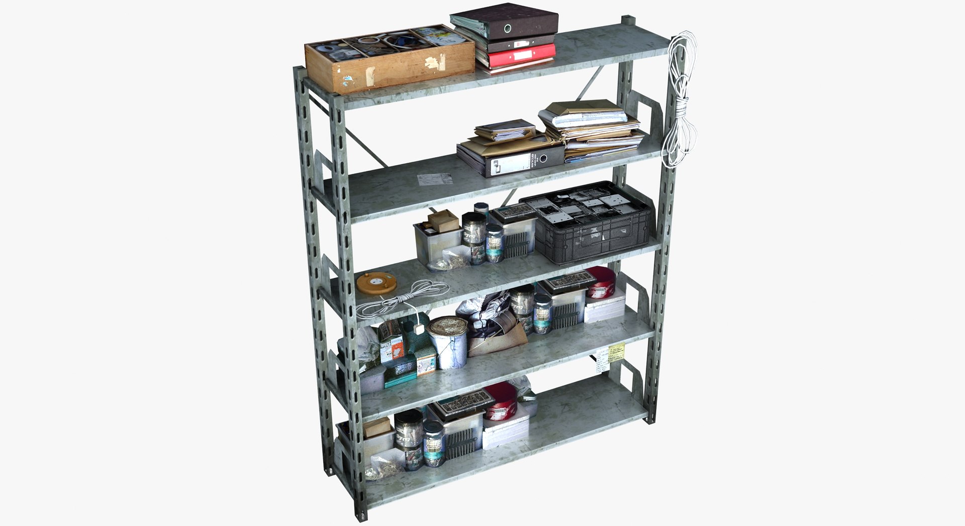 Metal Shelving Clutter 2 Max