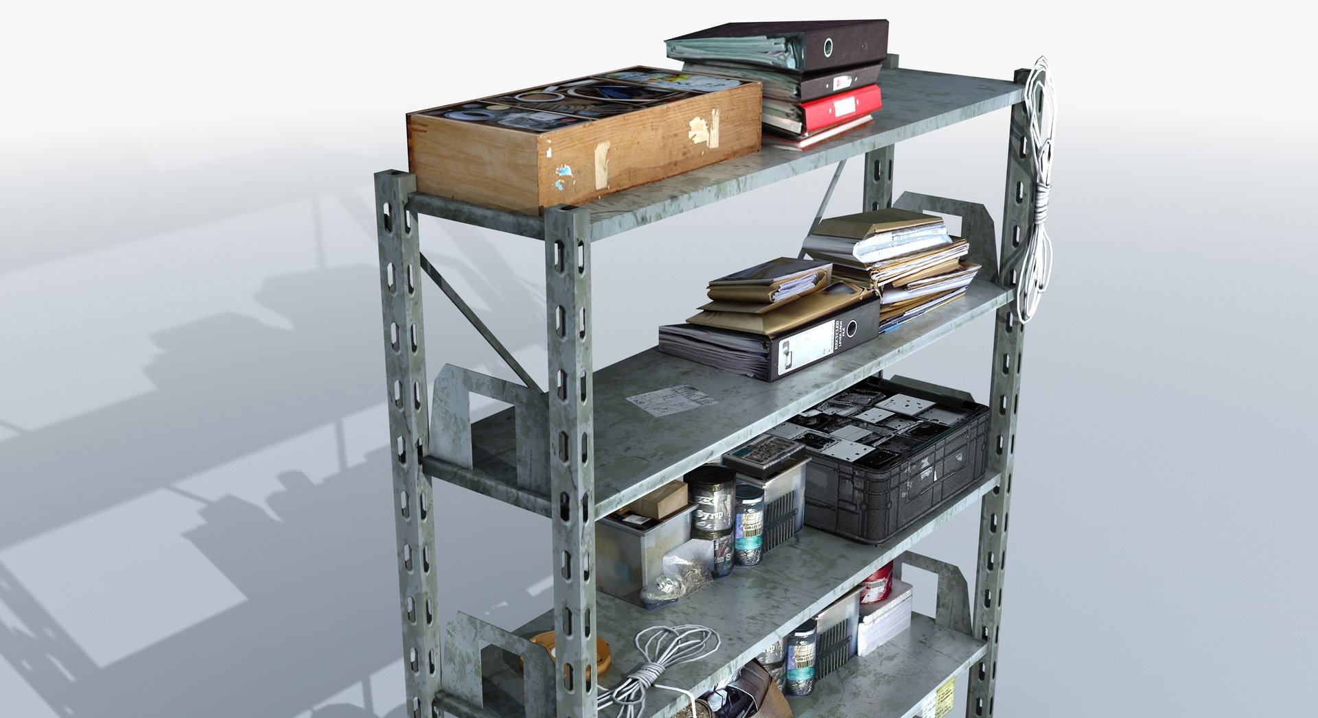 Metal Shelving Clutter 2 Max
