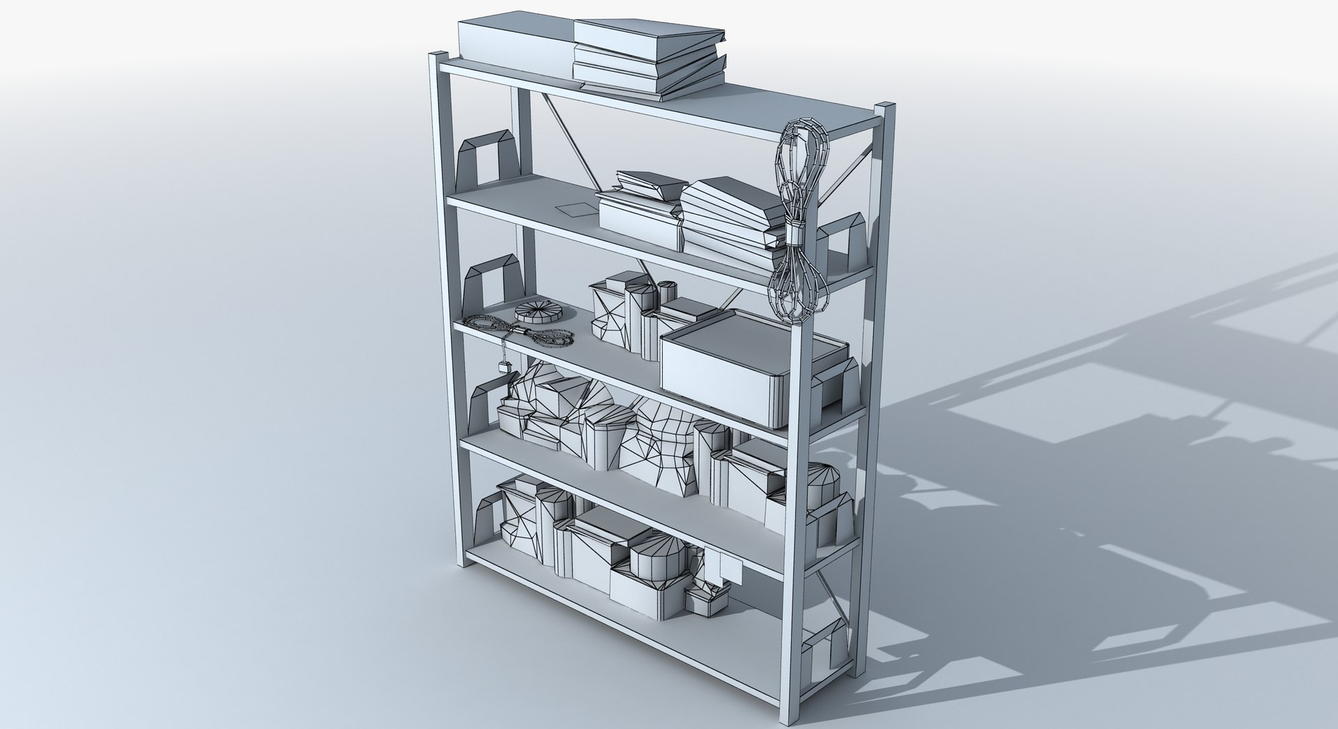 Metal Shelving Clutter 2 Max