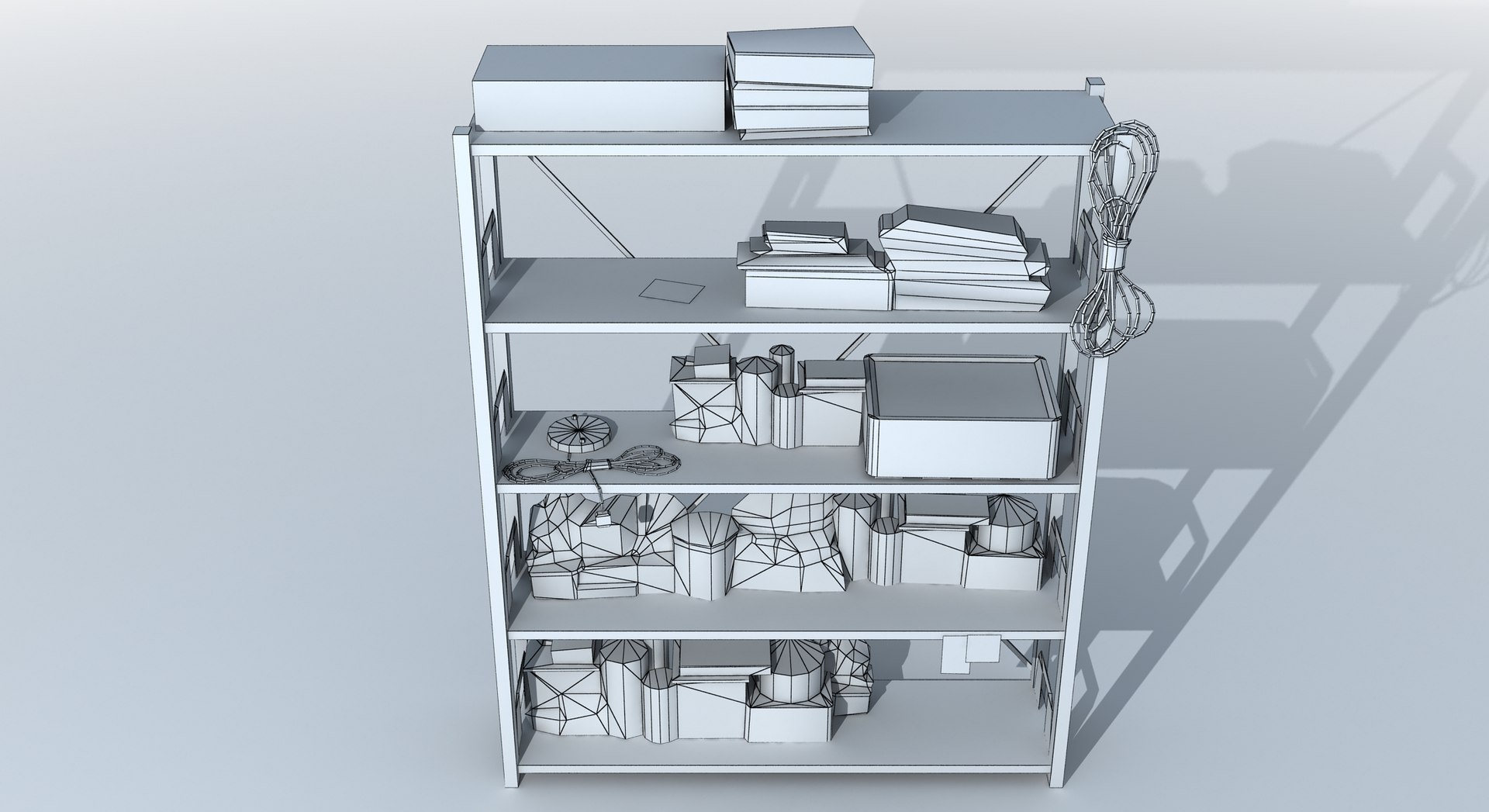 Metal Shelving Clutter 2 Max