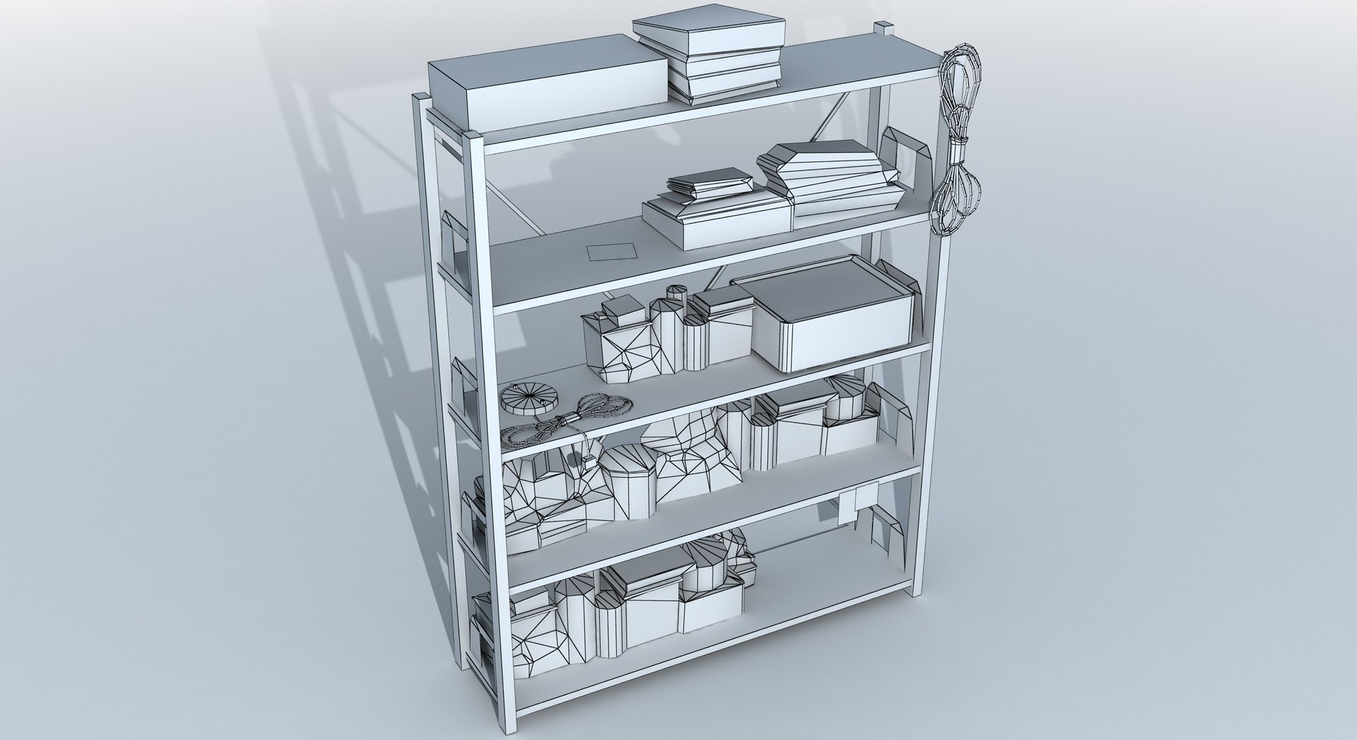 Metal Shelving Clutter 2 Max
