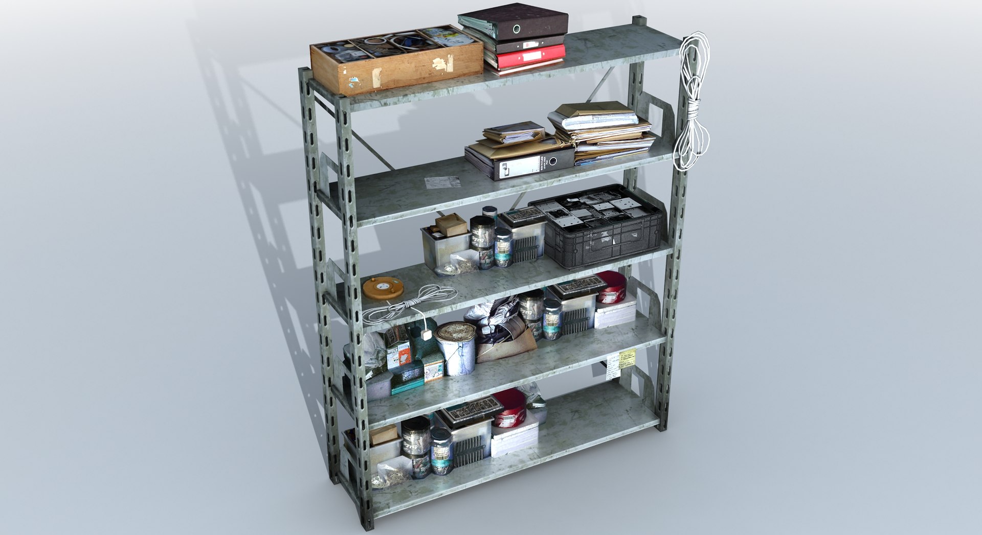 Metal Shelving Clutter 2 Max