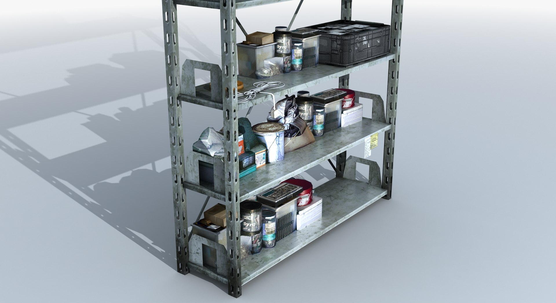 Metal Shelving Clutter 2 Max