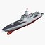 3D chinese navy type 055
