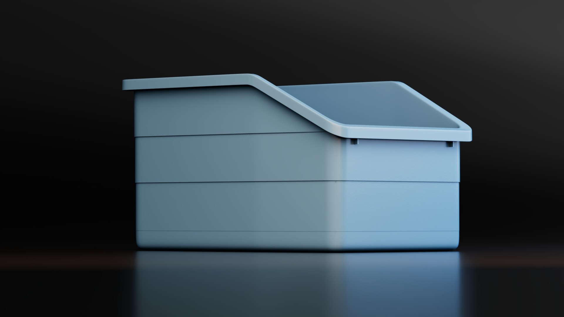 Plastic Storage Bin 3D https://p.turbosquid.com/ts-thumb/NB/ItxyOH/m0/preview2/jpg/1768494486/1920x1080/fit_q87/32eb3818e9d9e26642b79f89b9914d8e24967d20/preview2.jpg