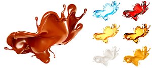 splash liquid water 3D model