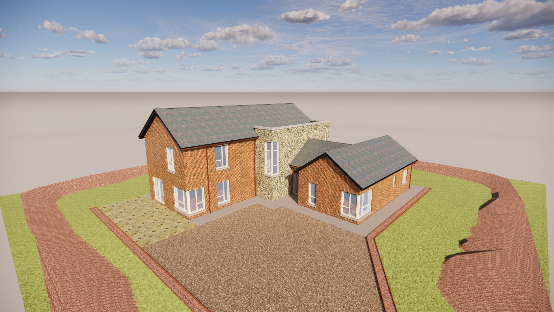 House construction 3D model - TurboSquid 2123712