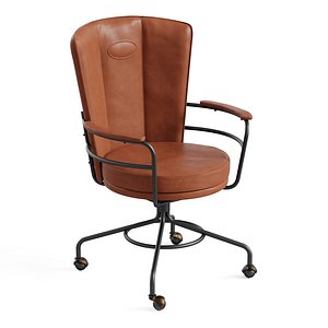 Industrial Style Office Chair 3D model