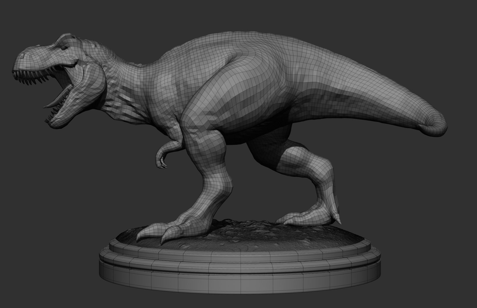 modèle 3D de T Rex en cours d'exécution animé truqué - TurboSquid 2102417