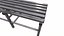Outdoor Metal Bench Low-pooly PBR