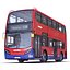 london bus enviro 400 3d c4d