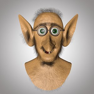 head old man 3d c4d