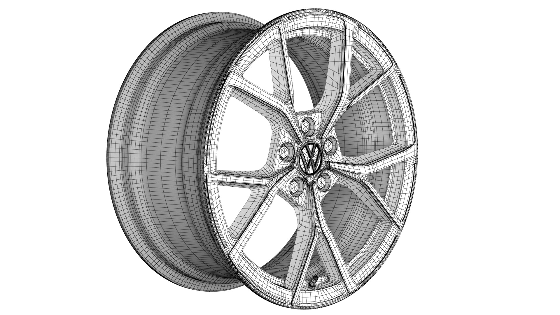 3D Volkswagen Golf R Rim - TurboSquid 1981870