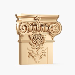 Carved Column Capital