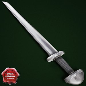 3d viking sword v7