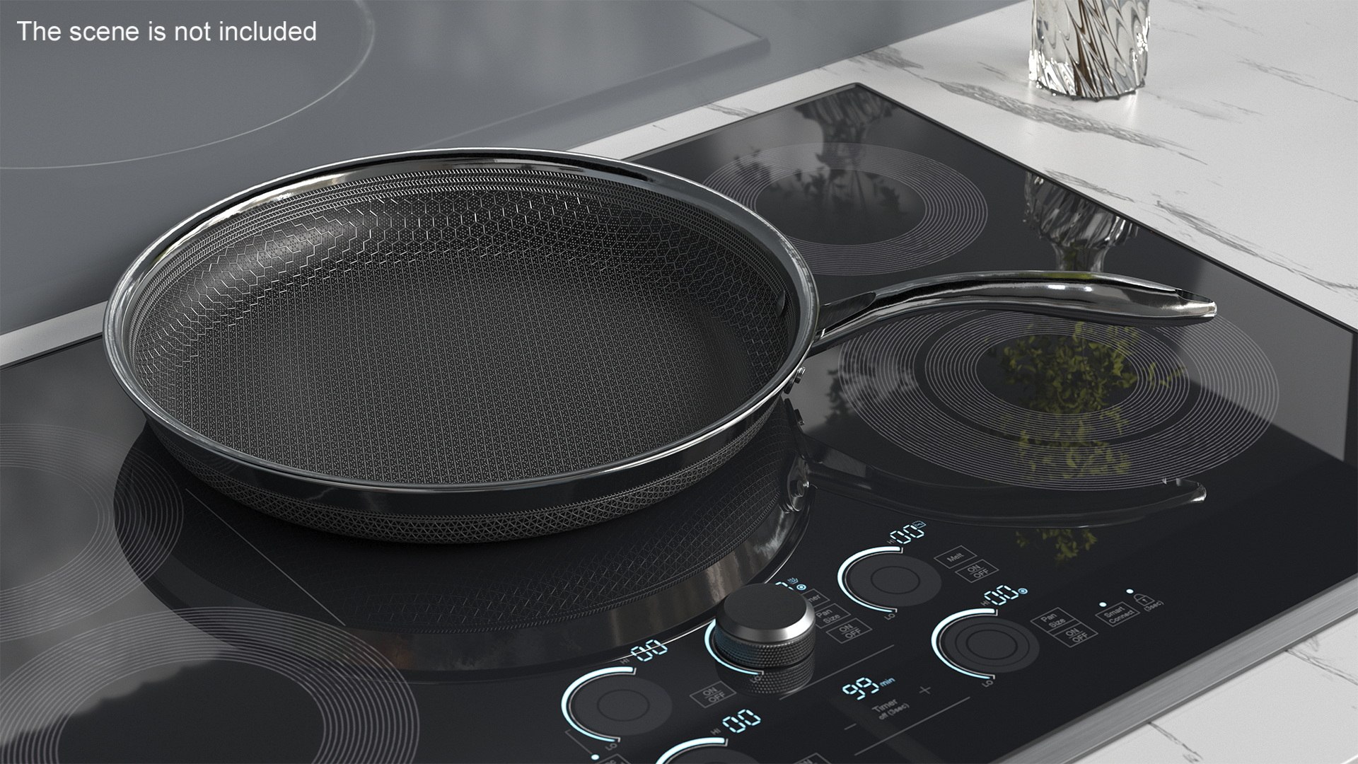 3D HexClad Hybrid Nonstick Pan 12-inch - TurboSquid 2193350