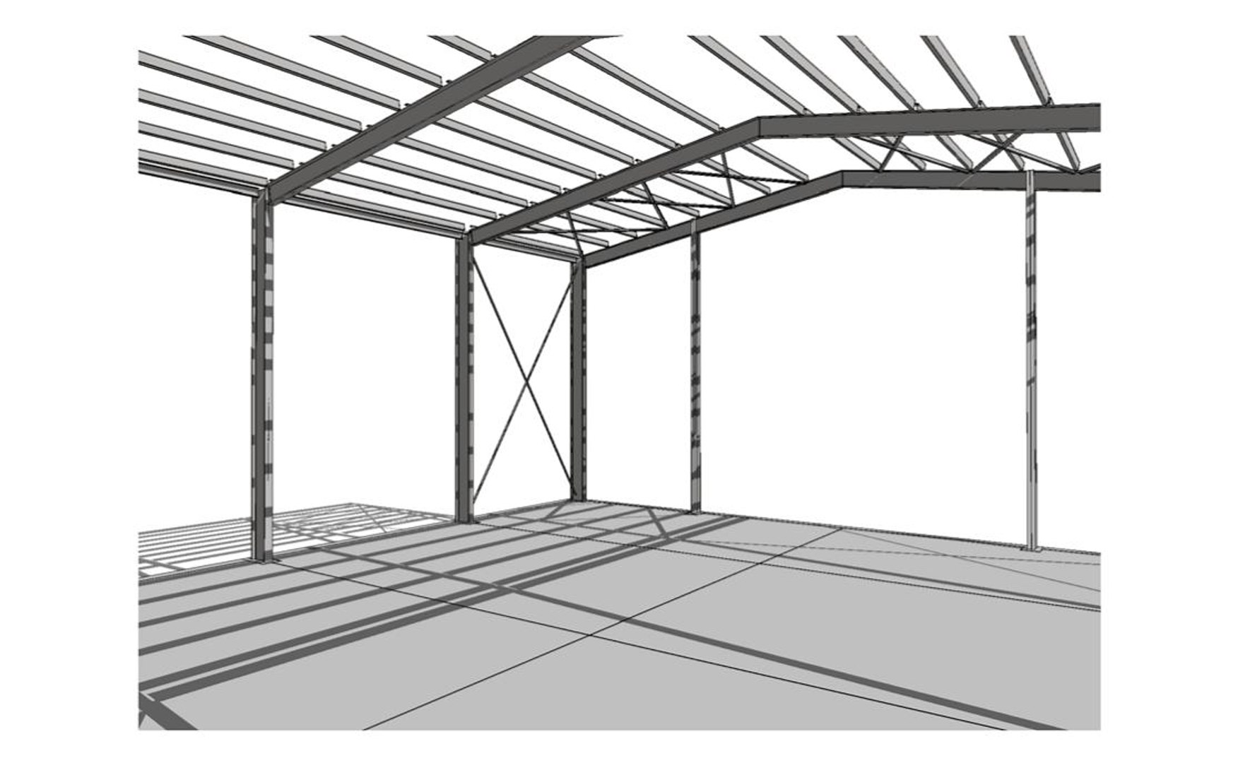 Warehouse G Steel Structure 3d Model Turbosquid 2168139 8750