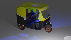 auto rikshaw 3D model