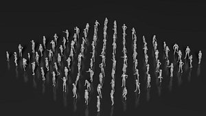 3D model HD People 16 Stand 2