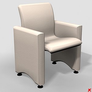 armchair chair 3d model