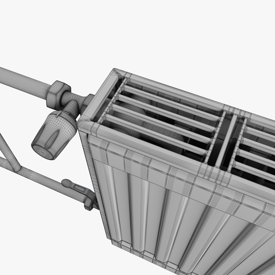 Steel radiator prado classic 3D - TurboSquid 1281686
