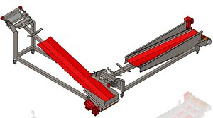 bulk food conveyor 3D model