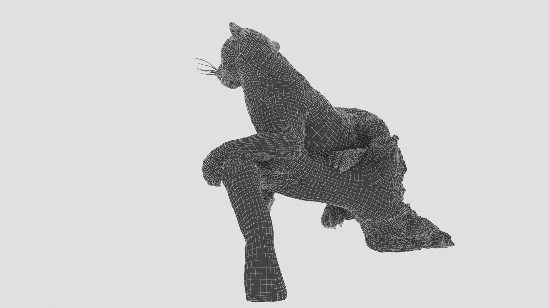 Estátua de leopardo Modelo 3D - TurboSquid 1829738