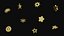 Icone di stelle diverse