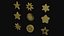 Icone di stelle diverse
